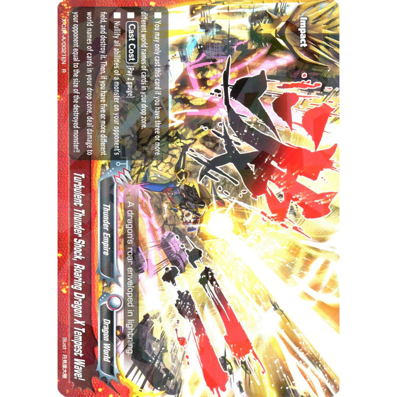 buddyfight-tcg-card-x-cbt-a-0021en-r-turbulent-thunder-shock-roaring-dragon-x-tempest-wave-driven-to-disorder