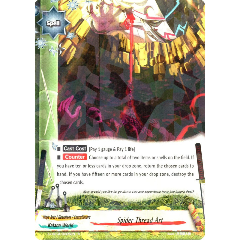 buddyfight-tcg-card-x-cbt-a-0025en-r-spider-thread-art-driven-to-disorder