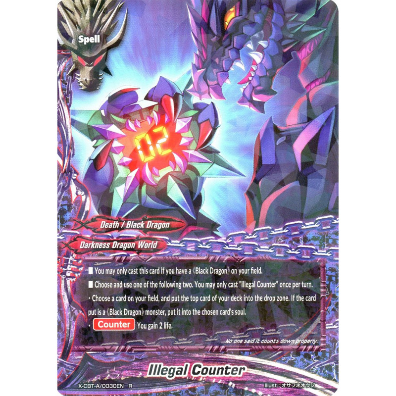 buddyfight-tcg-card-x-cbt-a-0030en-r-illegal-counter-driven-to-disorder