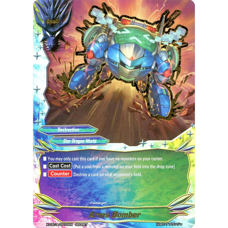 buddyfight-tcg-card-x-cbt-a-0075en-secret-arms-bomber-driven-to-disorder