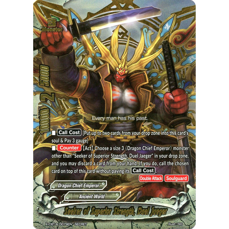 buddyfight-tcg-card-x-cbt-a-0079en-secret-seeker-of-superior-strength-duel-jaeger-driven-to-disorder