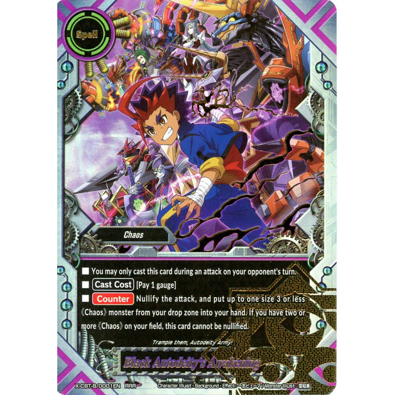 buddyfight-tcg-card-x-cbt-b-0001en-rrr-black-autodeity-s-awakening-driven-to-disorder