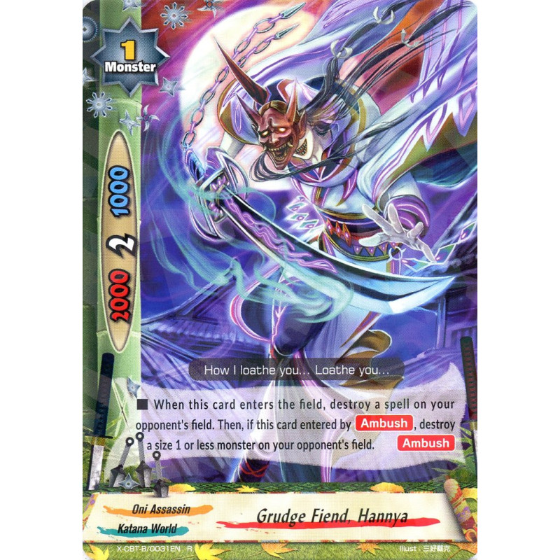 buddyfight-tcg-card-x-cbt-b-0031en-r-grudge-fiend-hannya-driven-to-disorder