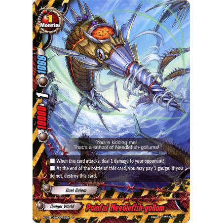 buddyfight-tcg-card-x-cbt-b-0043en-c-painful-needlefish-gollum-driven-to-disorder