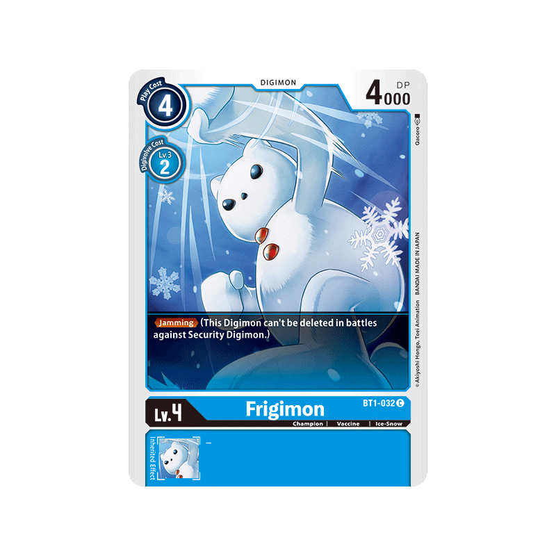 Digimon_TCG_BT1-032_Frigimon_Common_New_Evolution_Card_Game