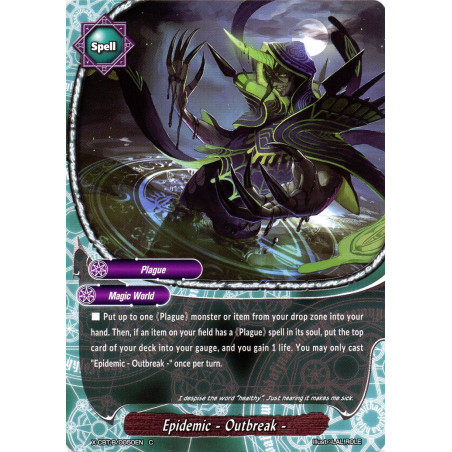 buddyfight-tcg-card-x-cbt-b-0050en-c-epidemic-outbreak-driven-to-disorder