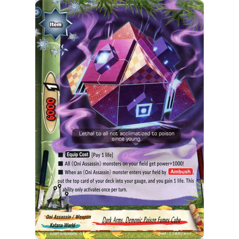 buddyfight-tcg-card-x-cbt-b-0058en-c-dark-arms-demonic-poison-fumes-cube-driven-to-disorder