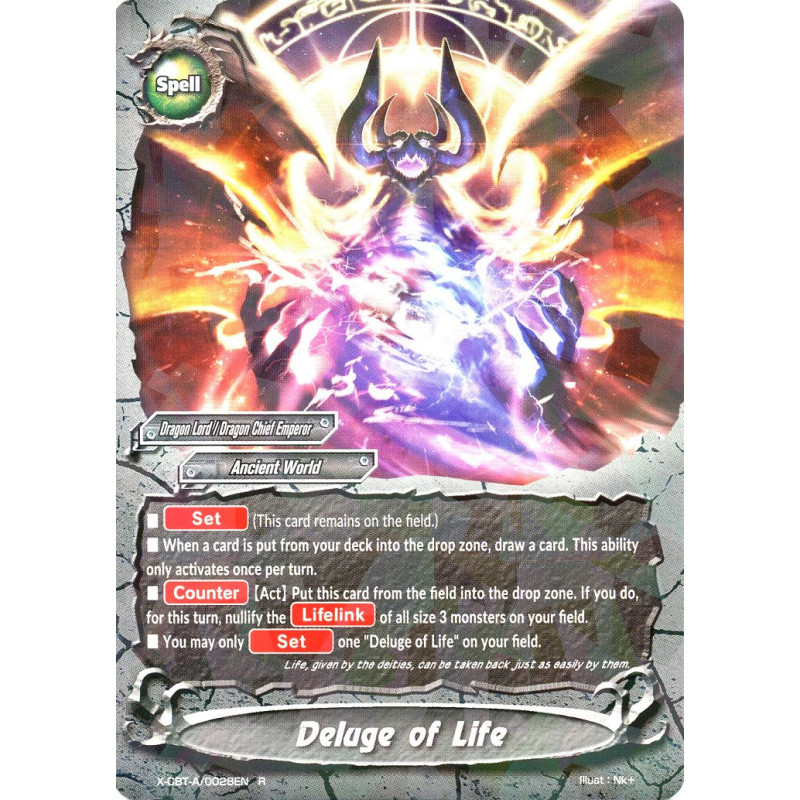 buddyfight-tcg-card-foil-x-cbt-a-0028en-foil-r-deluge-of-life-driven-to-disorder