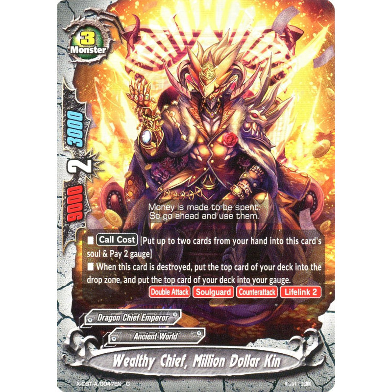 buddyfight-tcg-card-foil-x-cbt-a-0047en-foil-c-wealthy-chief-million-dollar-kin-driven-to-disorder