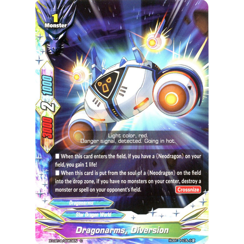buddyfight-tcg-card-foil-x-cbt-a-0063en-foil-c-dragonarms-diversion-driven-to-disorder