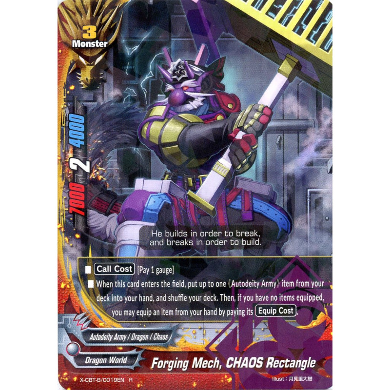 buddyfight-tcg-card-foil-x-cbt-b-0019en-foil-r-forging-mech-chaos-rectangle-driven-to-disorder