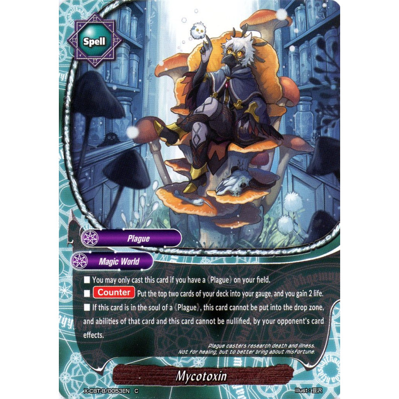 buddyfight-tcg-card-foil-x-cbt-b-0053en-foil-c-mycotoxin-driven-to-disorder