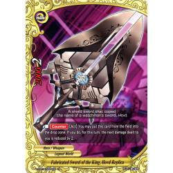buddyfight-tcg-card-foil-x-cbt-b-0064en-foil-c-fabricated-sword-of-the-king-hovd-replica-driven-to-disorder