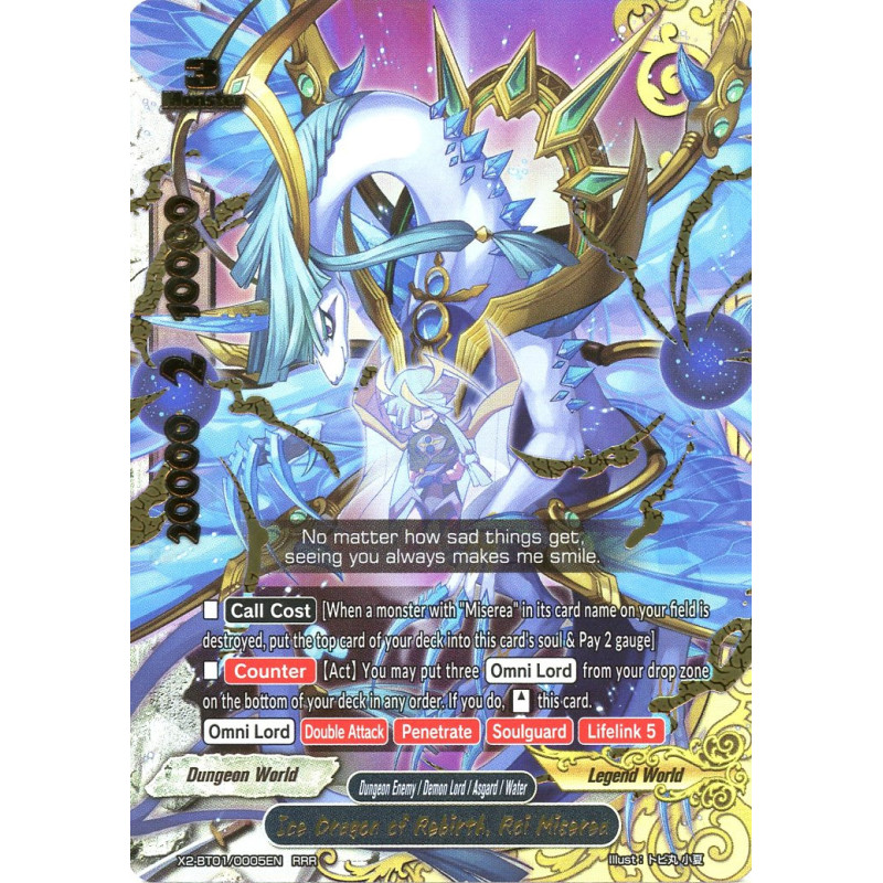 buddyfight-tcg-card-x2-bt01-0005en-rrr-ice-dragon-of-rebirth-roi-miserea-buddy-legends
