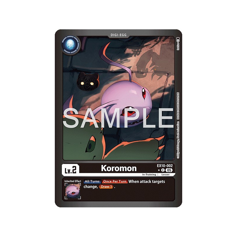 Digimon_TCG_F-EX10-002_Koromon_Foil_Common_Sinister_Order_