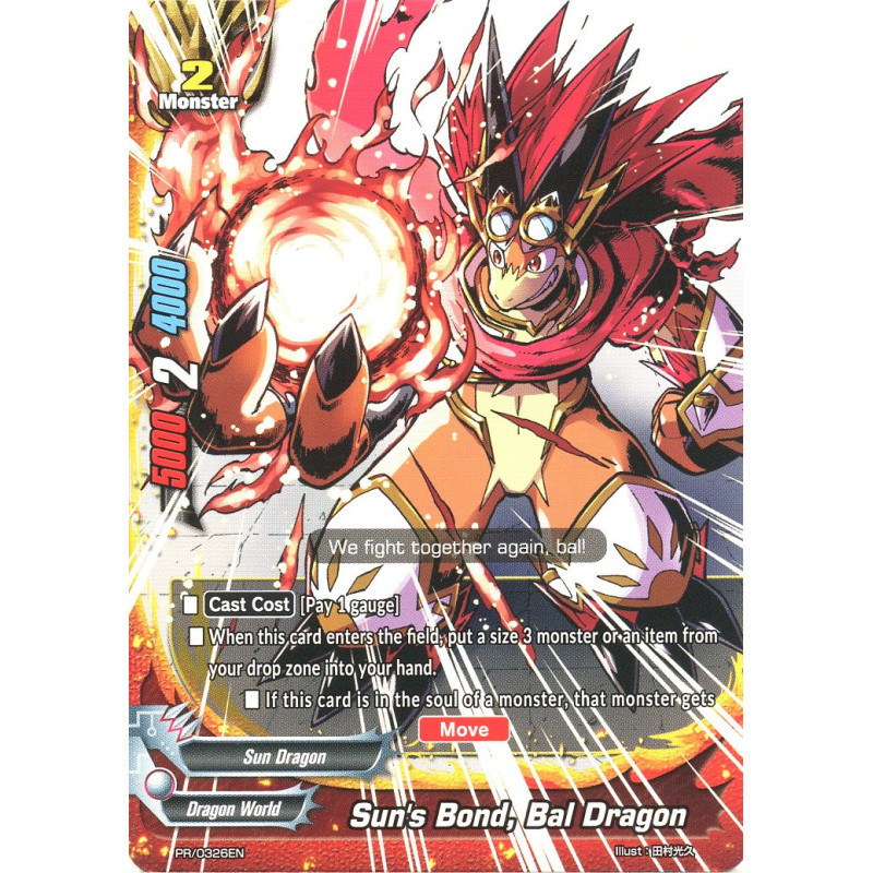 buddyfight-tcg-card-x2-bt01-pr-0326en-pr-sun-s-bond-bal-dragon-buddy-legends