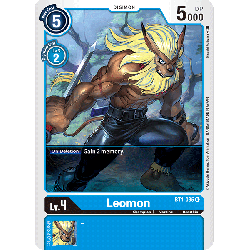 Digimon_TCG_BT1-035_Leomon_Uncommon_New_Evolution_Card_Game