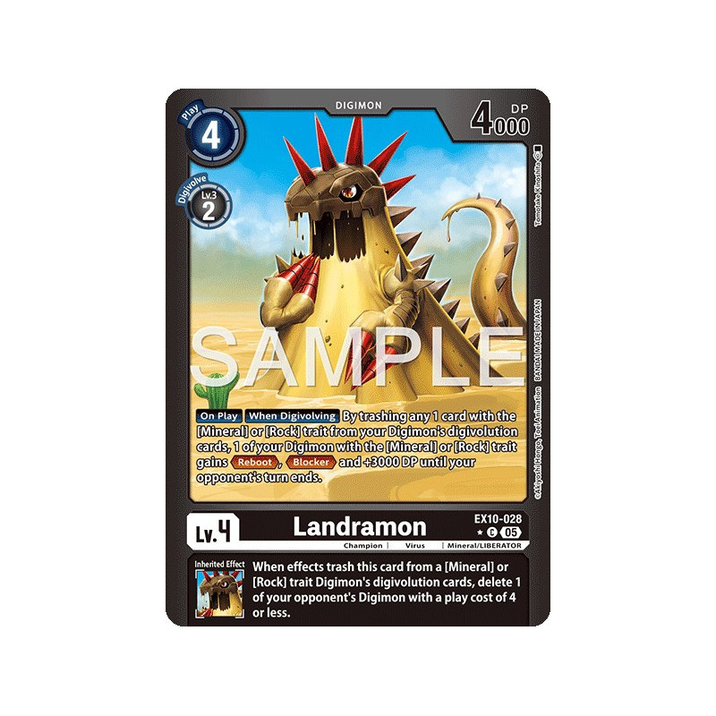 Digimon_TCG_F-EX10-028_Landramon_Foil_Common_Sinister_Order_