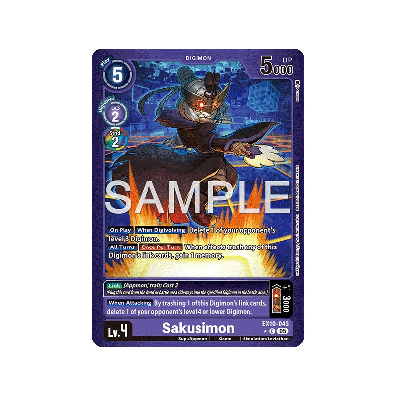 Digimon_TCG_F-EX10-043_Sakusimon_Foil_Common_Sinister_Order_