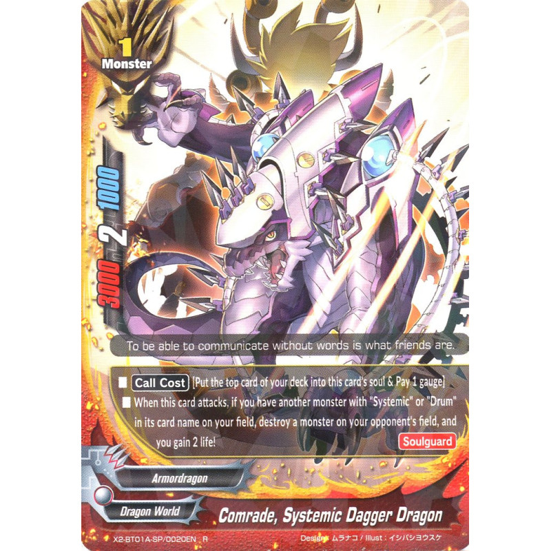 buddyfight-tcg-card-x2-bt01a-sp-0020en-r-comrade-systemic-dagger-dragon-buddy-legends