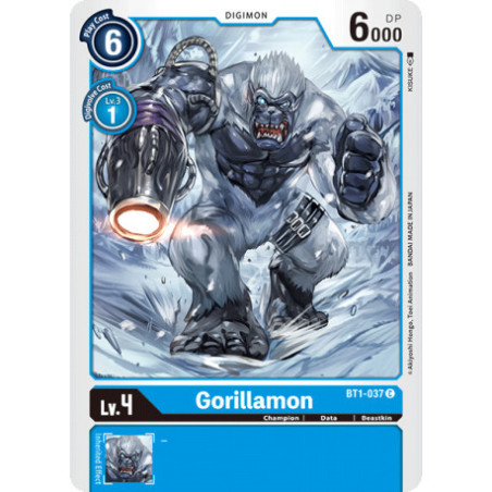 Digimon_TCG_BT1-037_AA_Gorillamon_Alternative_Art_New_Evolution_Card_Game