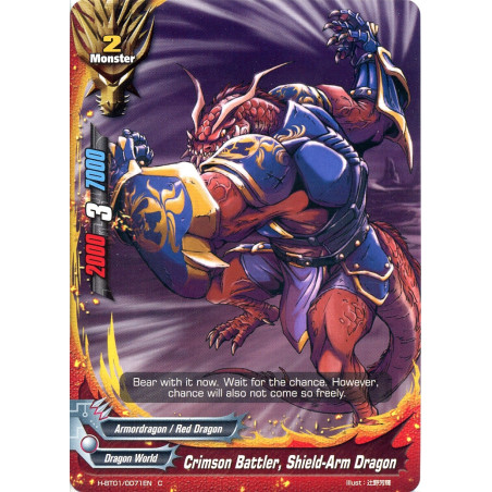 buddyfight-tcg-card-h-bt01-0071en-c-crimson-battler-shield-arm-dragon-neo-enforcer-ver-e