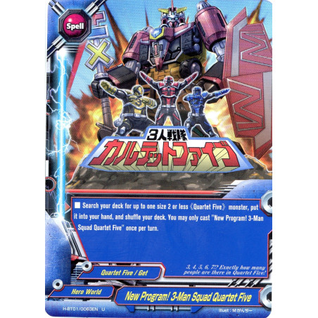 buddyfight-tcg-card-foil-h-bt01-0063en-foil-new-program-3-man-squad-quartet-five-neo-enforcer-ver-e