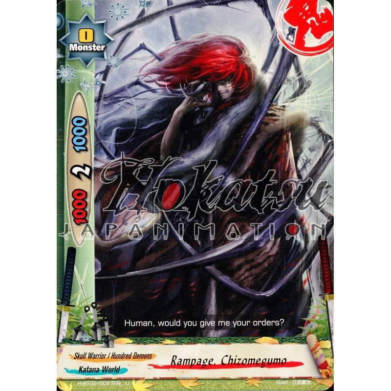 buddyfight-tcg-card-h-bt02-0057en-u-rampage-chizomegumo-galaxy-burst