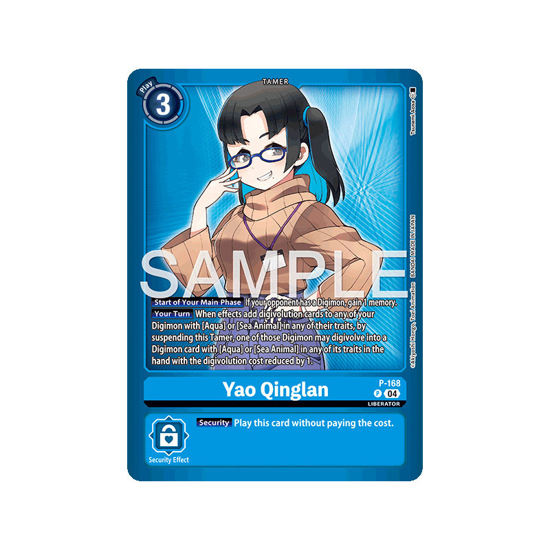 Digimon_TCG_LM-06_P-168_Yao_Qinglan_Alternative_Art_Limited_Card_Pack_Billion_Bullet_Card_Game