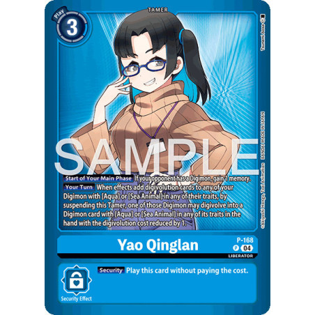 Digimon_TCG_LM-06_P-168_Yao_Qinglan_Alternative_Art_Limited_Card_Pack_Billion_Bullet_Card_Game