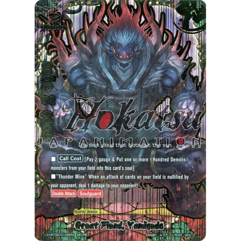 buddyfight-tcg-card-h-bt02-0109en-secret-great-fiend-yamigedo-galaxy-burst
