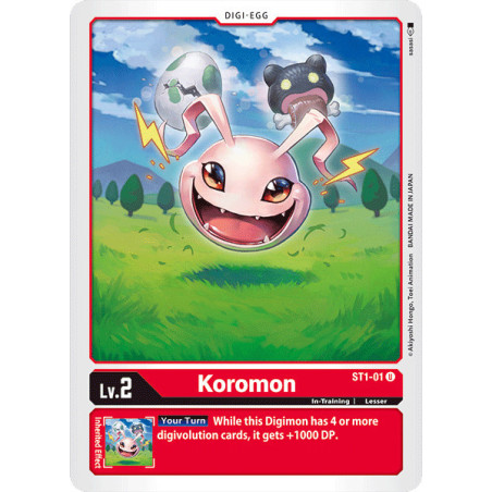 Digimon_TCG_ST1-01_Koromon_Uncommon_Sinister_Order_Card_Game