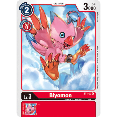 Digimon_TCG_ST1-02_Biyomon_Common_Sinister_Order_Card_Game