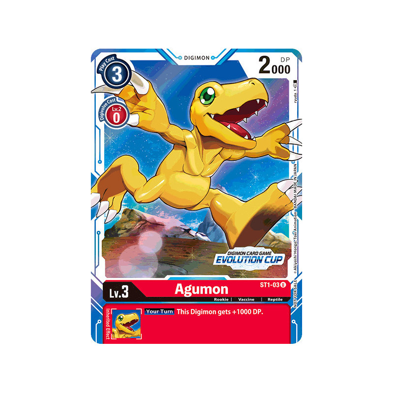 Digimon_TCG_ST1-03_AA_Agumon_Alternative_Art_Sinister_Order_Card_Game