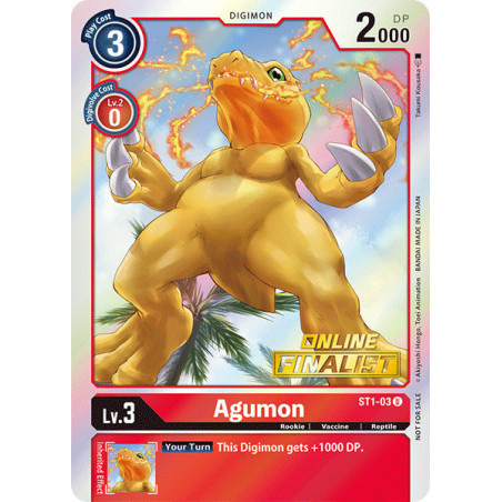 Digimon_TCG_ST1-03_AA_V3_Agumon_Alternative_Art_Sinister_Order_Card_Game