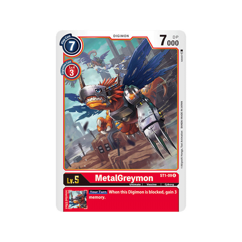 Digimon_TCG_ST1-09_MetalGreymon_Rare_Sinister_Order_Card_Game