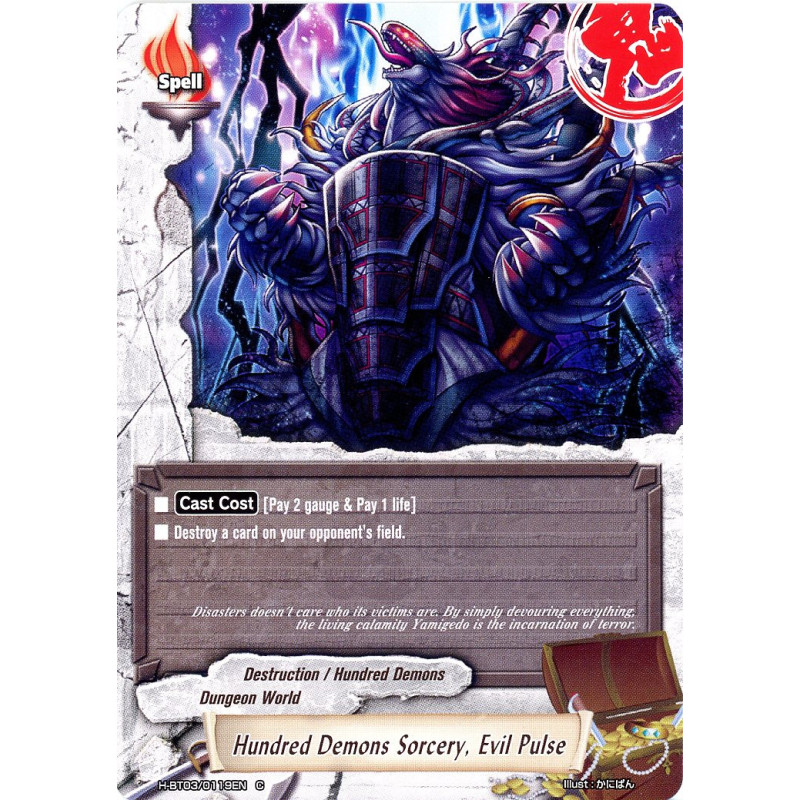 buddyfight-tcg-card-h-bt03-0119en-c-hundred-demons-sorcery-evil-pulse-assault-of-the-omni-lords