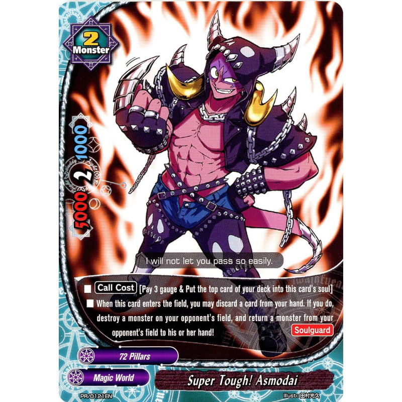buddyfight-tcg-card-h-bt03-pr-0121en-pr-super-tough-asmodai-assault-of-the-omni-lords
