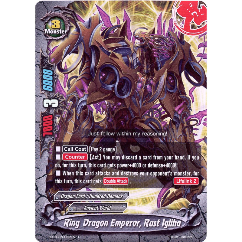 buddyfight-tcg-card-h-bt03-0062en-foil-ring-dragon-emperor-rust-igliha-assault-of-the-omni-lords