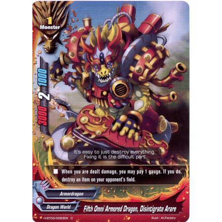 buddyfight-tcg-card-h-bt03-0083en-foil-fifth-omni-armored-dragon-disintigrate-arare-assault-of-the-omni-lords