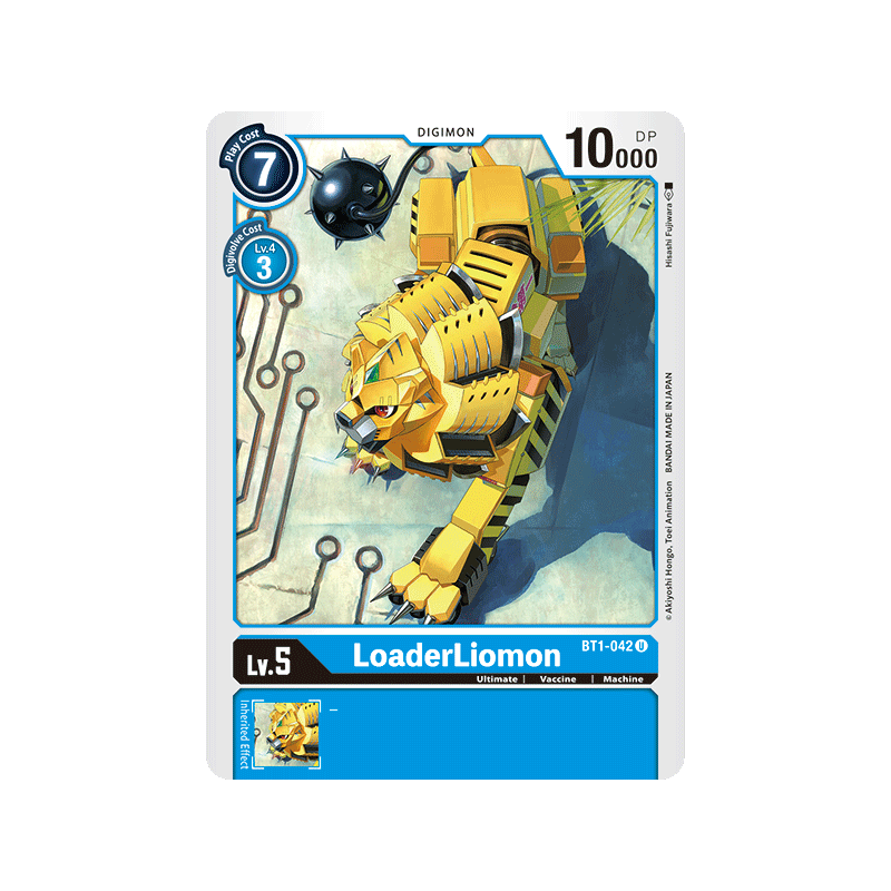 Digimon_TCG_BT1-042_LoaderLeomon_Uncommon_New_Evolution_Card_Game