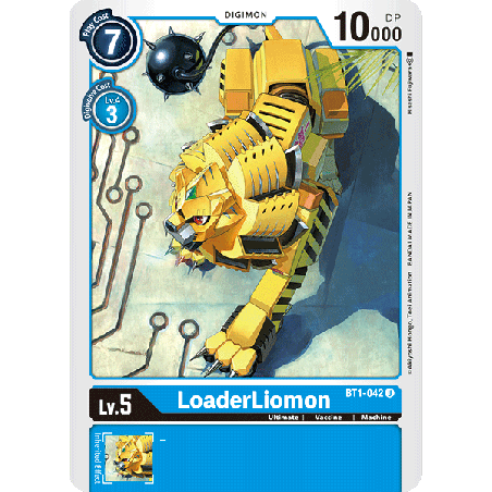 Digimon_TCG_BT1-042_LoaderLeomon_Uncommon_New_Evolution_Card_Game