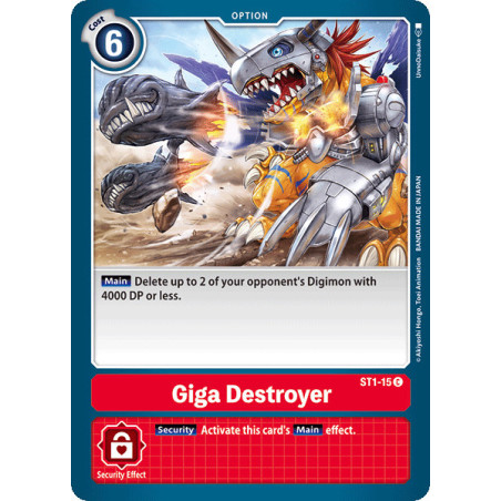 Digimon_TCG_ST1-15_Giga_Destroyer_Common_Sinister_Order_Card_Game