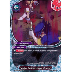 buddyfight-tcg-card-h-bt03-0100en-foil-hundred-demons-sorcery-pathetic-assault-of-the-omni-lords