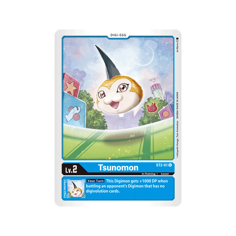 Digimon_TCG_ST2-01_Tsunomon_Uncommon_Sinister_Order_Card_Game