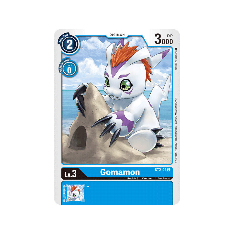 Digimon_TCG_ST2-02_Gomamon_Common_Sinister_Order_Card_Game