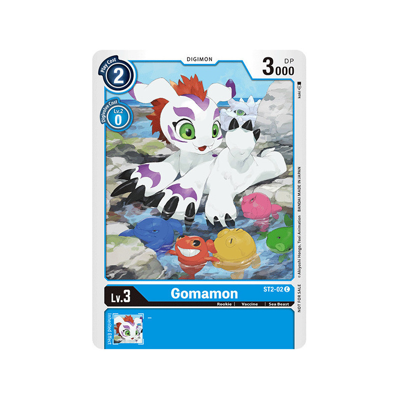 Digimon_TCG_ST2-02_AA_V2_Gomamon_Alternative_Art_Sinister_Order_Card_Game