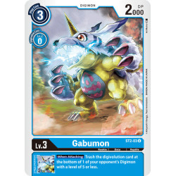 Digimon_TCG_ST2-03_Gabumon_Uncommon_Sinister_Order_Card_Game