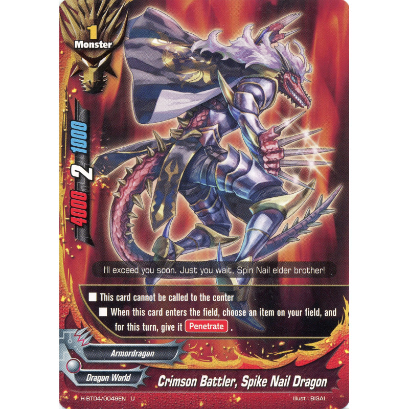 buddyfight-tcg-card-h-bt04-0049en-u-crimson-battler-spike-nail-dragon-mikado-evolution
