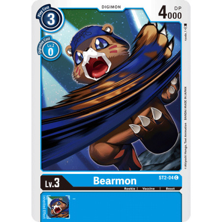 Digimon_TCG_ST2-04_Bearmon_Common_Sinister_Order_Card_Game